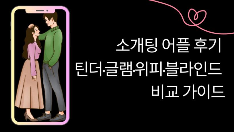 소개팅 어플 후기 | 틴더·글램·위피·블라인드 비교 가이드